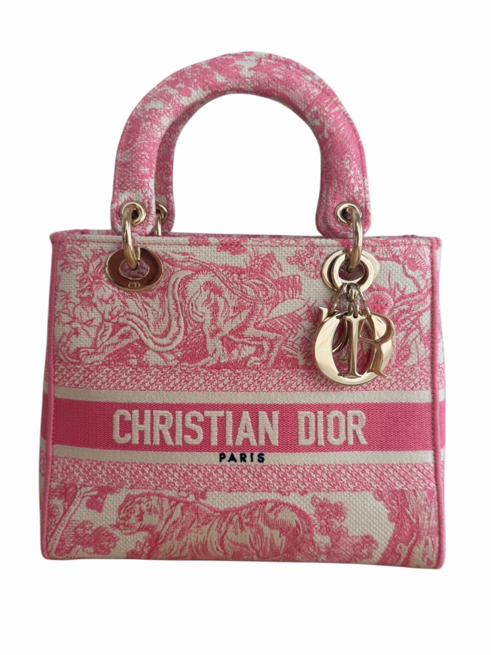 Medium Embroidered Pink Lady D-Lite